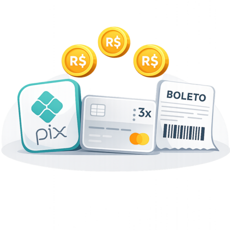 Pagamento Integração com Pix Boleto e Cartao